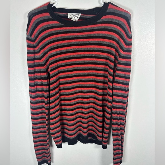 Margaret O'Leary Other - Margaret O'Leary Red , Gray, and Black Striped Crewneck Top size 1